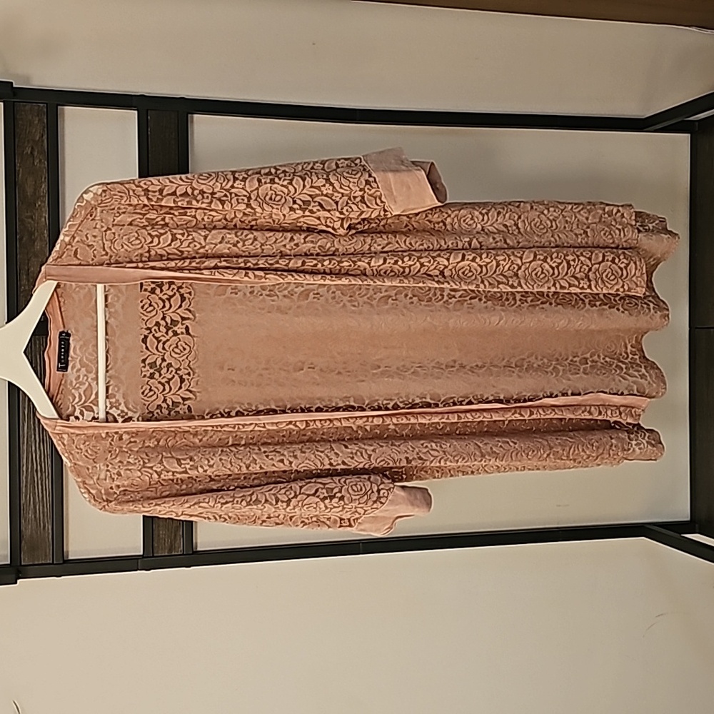 T Party Lace Open Cardi